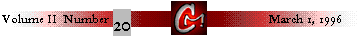 CM March 1, 1996. Vol II, Number 20